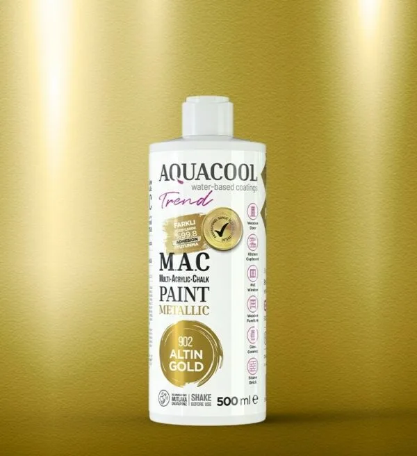 Aquacool Trend Metalik Boya 120ml/500ml