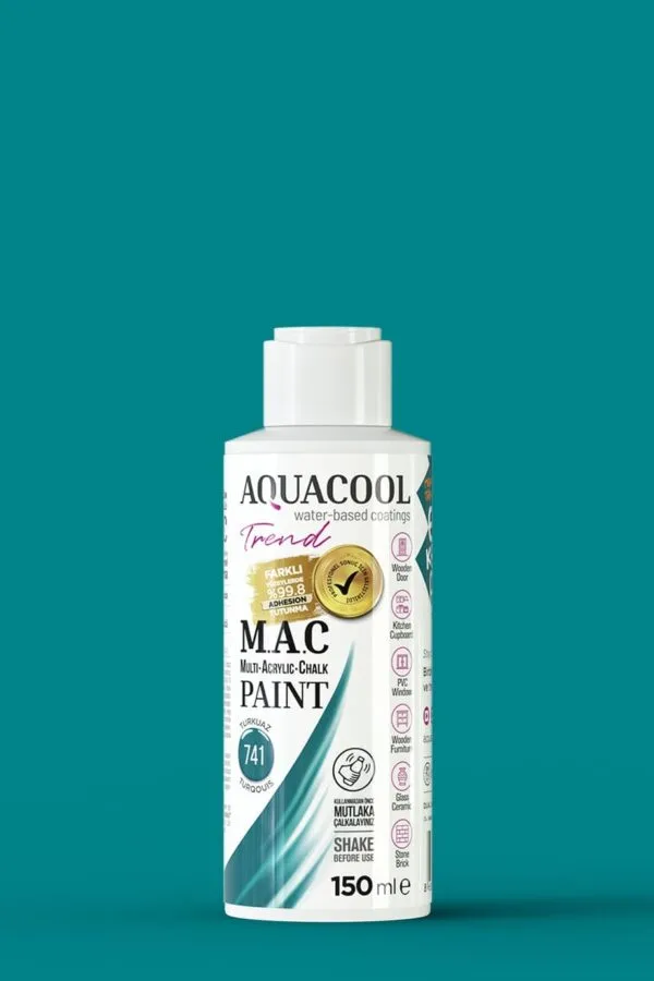 Aquacool Trend MAC Boya  - 150ml - 741 Turkuaz