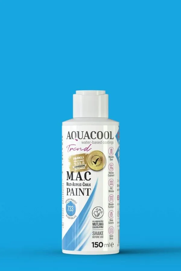 Aquacool Trend MAC Boya  - 150ml - 733 Irmak Mavisi