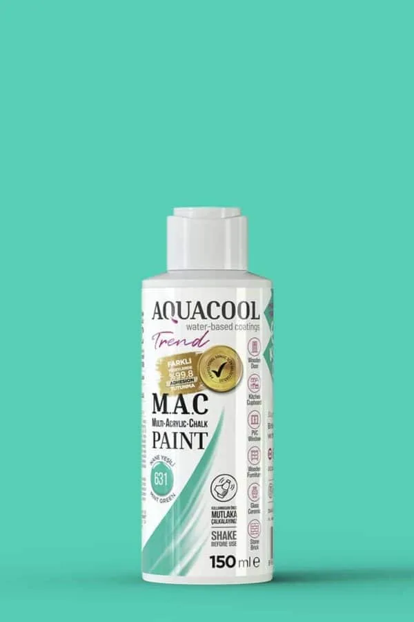 Aquacool Trend MAC Boya  - 150ml - 631 Nane Yeşili