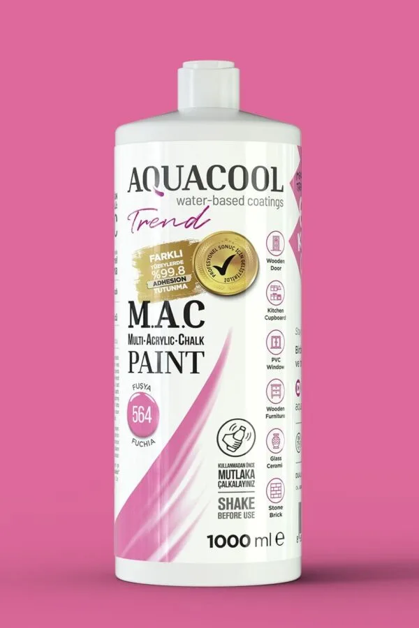 Aquacool Trend MAC Boya  - 1000ml - 564 Fuşya