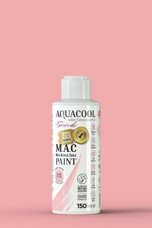 Aquacool Trend MAC Boya  - 150ml - 510 Bebe Pembe