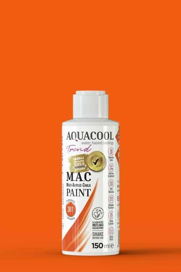 Aquacool Trend MAC Boya 381 Turuncu 150ml