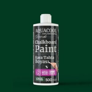 Aquacool Trend Kara Tahta Boyası 670 Yeşil - 150ml / 500ml