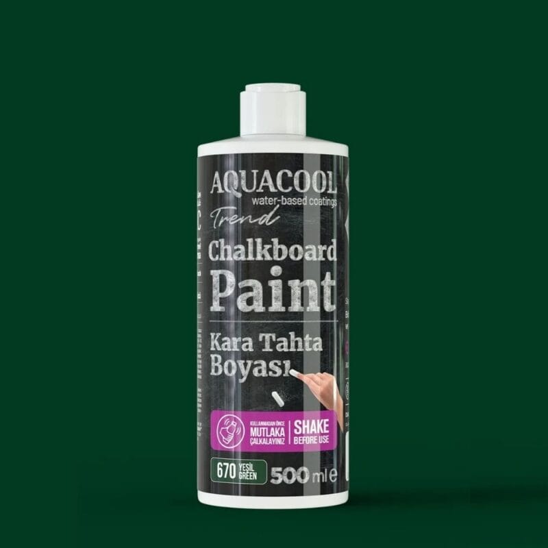 Aquacool Trend Kara Tahta Boyası 150ml/500 ml