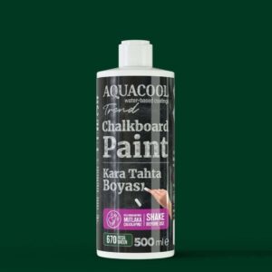 Aquacool Trend Kara Tahta Boyası 670 Yeşil 500ml