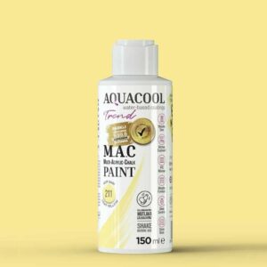 Aquacool Trend MAC Boya 150ml 211 Açık Sarı (Su bazlı)