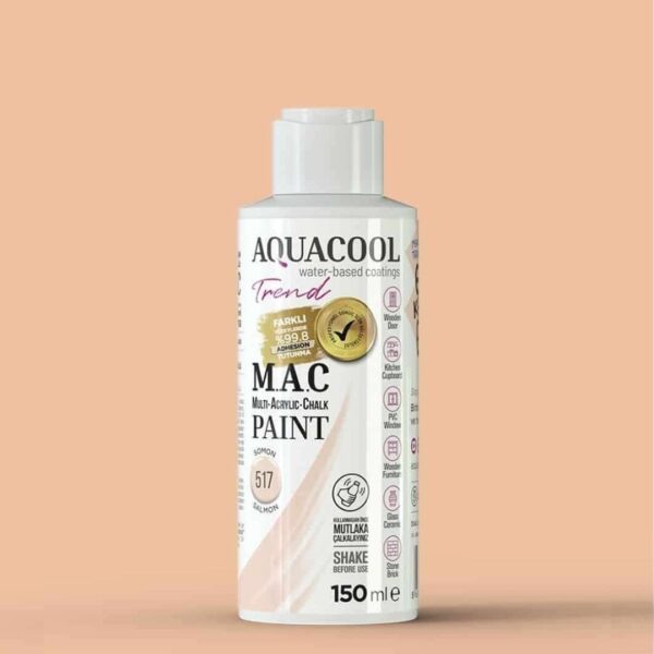 Aquacool Trend MAC Boya 150ml 517 Somon (Su bazlı)