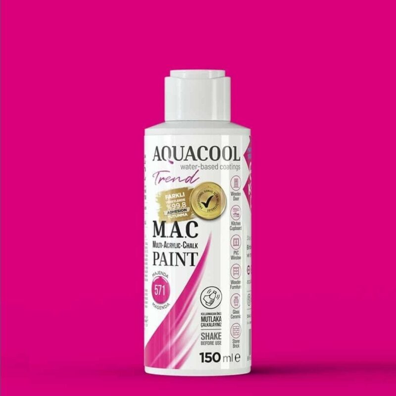 Aquacool Trend MAC Boya 150ml 571 Majenda (Su Bazlı)