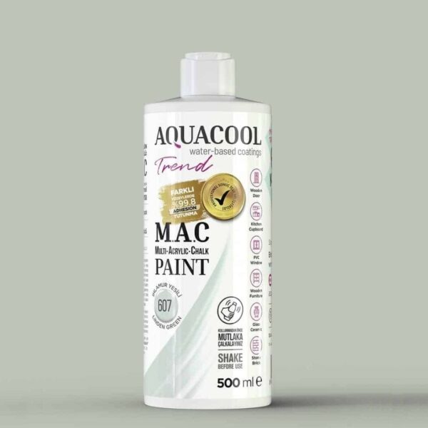 Aquacool Trend MAC Boya 607 Ihlamur Yeşili 500ml