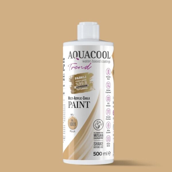 Su Bazlı Aquacool Trend MAC Boya RAL 1001 Bej - 500 ml