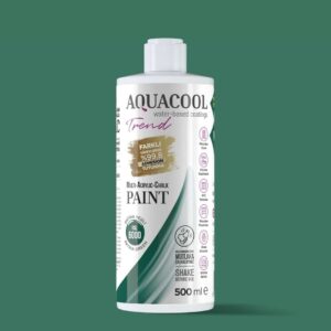Su Bazlı Aquacool Trend MAC Boya RAL 6000 Patina Yeşili rengi - 500 ml ambalajı