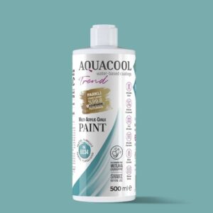 Aquacool Trend MAC Boya RAL 6034 Pastel Turkuaz renk seçeneği - 500 ml ambalajı