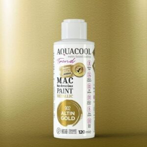 Aquacool Trend Metalik Boya 902 Altın 120ml