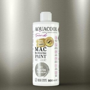 Aquacool Trend Metalik Boya 903 Platin 500ml