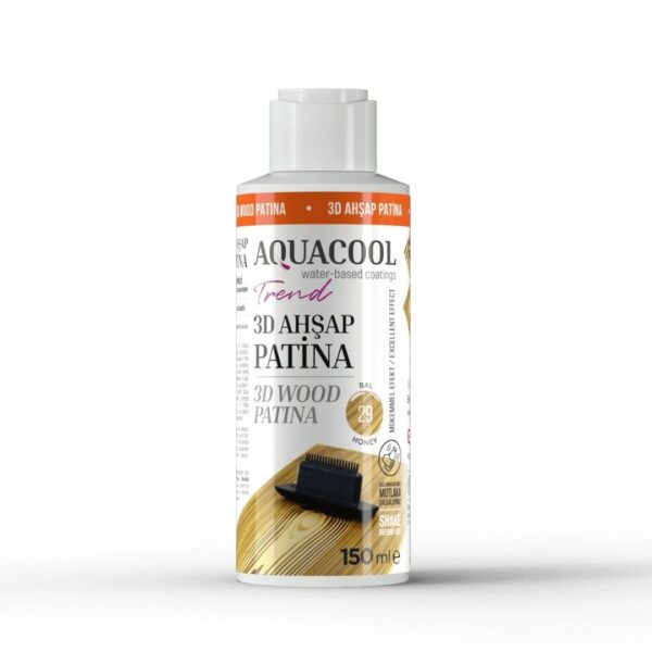 Aquacool Trend 3D Ahşap Patina 150ml - 29 Bal