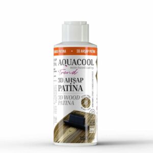 Aquacool Trend Patina 81 Siyah Meşe 150ml - 3D Ahşap Patina