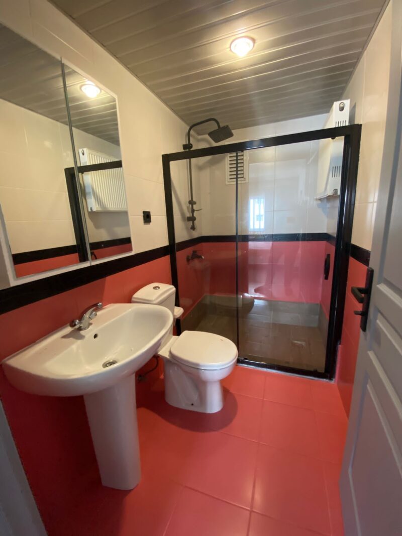 Aquacool Trend RAL 3014 Antik pembe ile boyanmış fayans