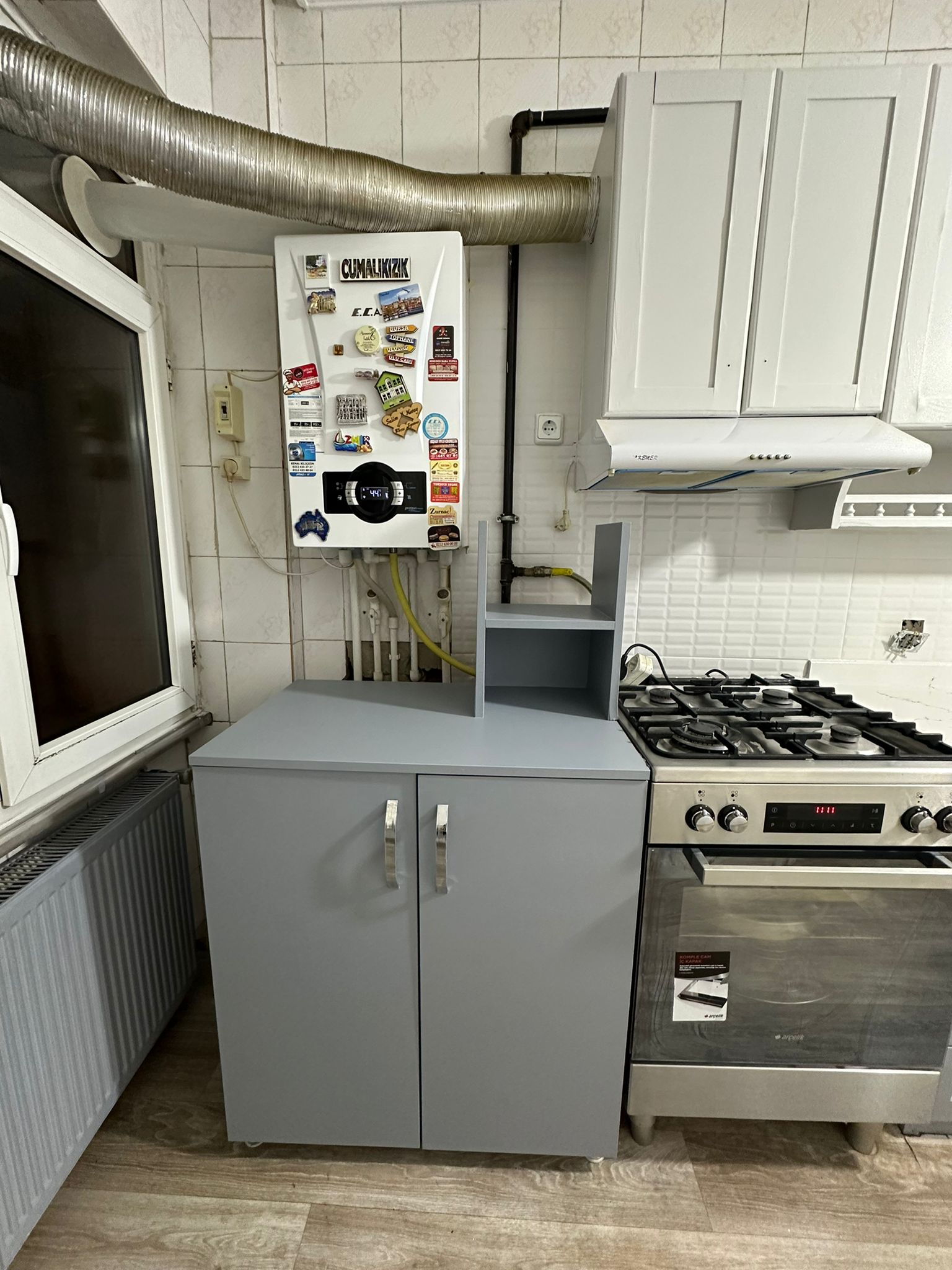 Aquacool Trend 7001 Gümüş gri uygulanmış