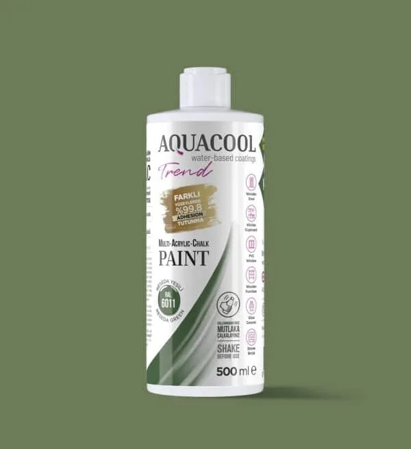 Aquacool Trend MAC Boya RAL Serisi 6011 reşida yeşili 500ml