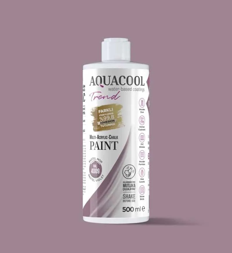 Aquacool Trend MAC Boya RAL Serisi 4009 Pastel mor 500ml
