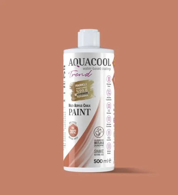 Aquacool Trend MAC Boya RAL Serisi 3012 Bej kızıl 500ml