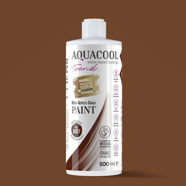 Aquacool Trend MAC Boya RAL 8007 Sarı Kahve - 500ml