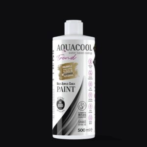 Aquacool Trend MAC Boya RAL 9005 Jet Siyah - 500 ml ambalajı