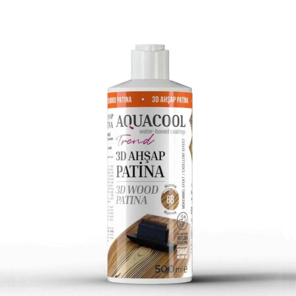 Aquacool Trend 3D Ahşap Patina 500ml - 68 burma