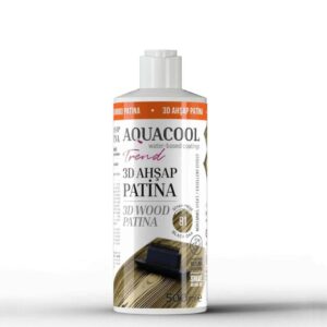 Aquacool Trend Patina 81 Siyah Meşe 500ml - 3D Ahşap Patina