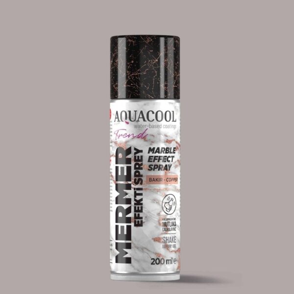 Aquacool Trend Mermer Efekt Spreyi Bakır Copper 200ml