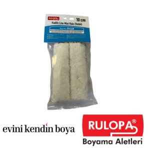 Rulopa 10 cm kadife rulo 2 adet yedek