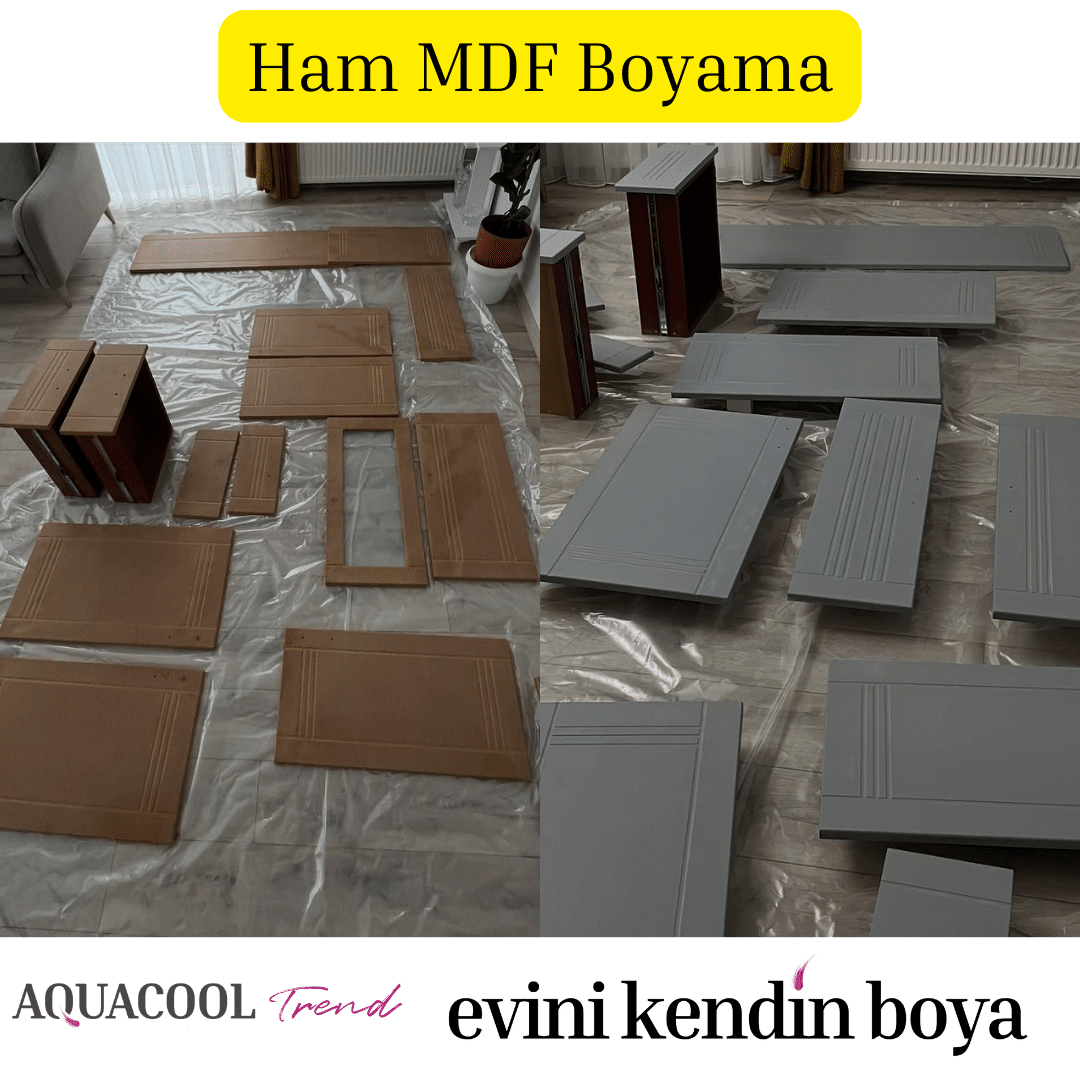 Ham mdf boyama nasıl yapılır aquacool trend boyama