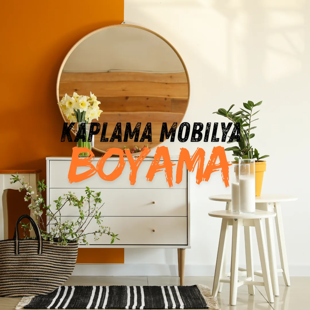 kaplama mobilya boyama