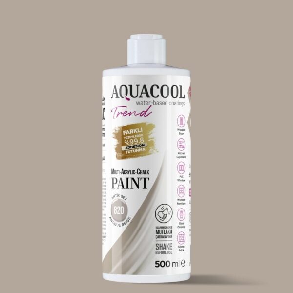 Aquacool Trend MAC Boya 820 Antik Bej - 500ml