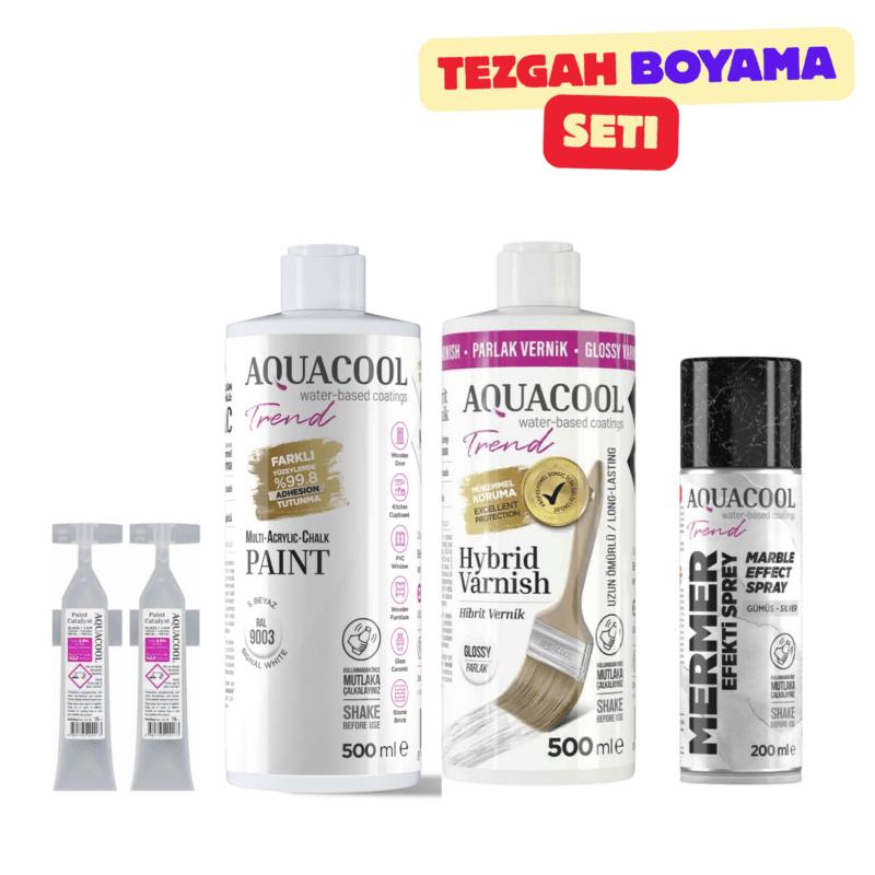 aquacool trend tezgah boyama seti