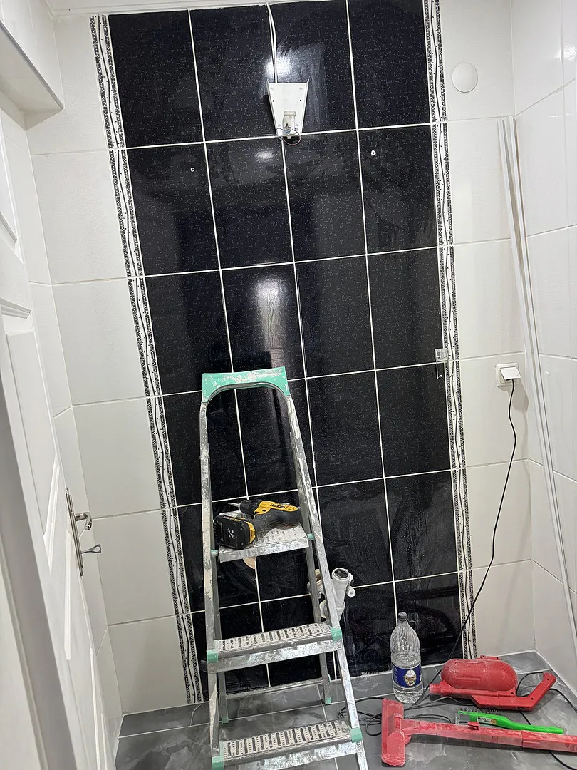 boyamadan önceki hali - banyo duvar fayans